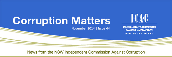 Corruption Matters - November 2014 - Issue 44